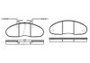 Колодки гальмівні P1483.02