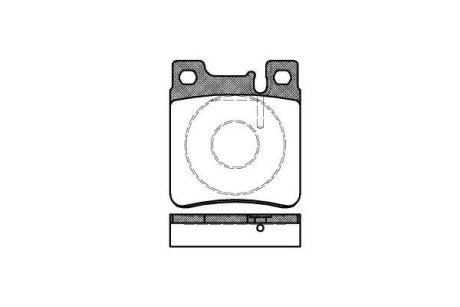 Гальмівні колодки пер. W202/210 (ATE)/211 4Matic WOKING P5073.00