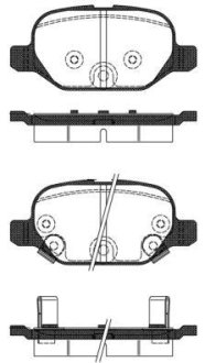 Колодки гальмівні WOKING P6273.32