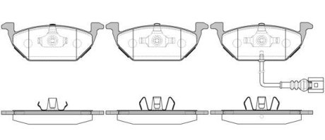 Колодки тормозные WOKING P7333.31