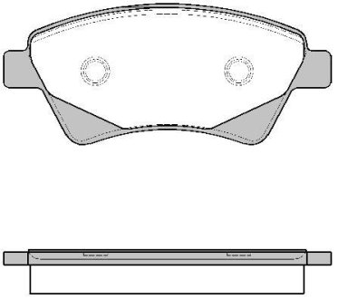 Гальмівні колодки пер. RENAULT KANGOO/MEGANE/SCÉNIC 1.5-2.0 01- WOKING P8763.20