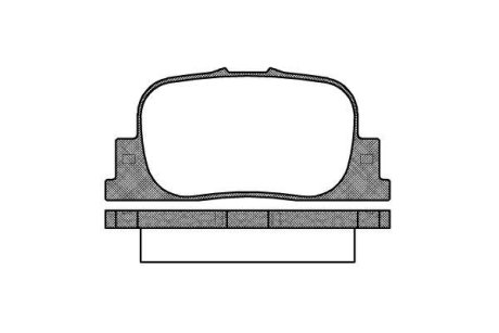 Гальмівні колодки зад. Prius/Avalon/Mark/Camry 96-09 WOKING P9013.00