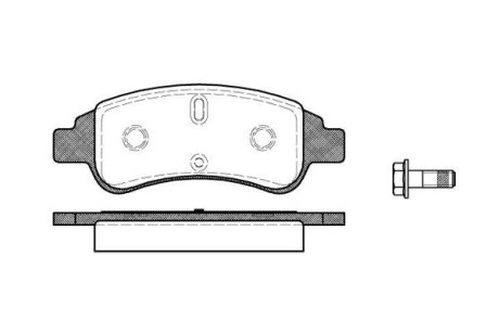 Колодки тормозные диск. перед. (Remsa) Citroen C4 1.4 04-11,Citroen C4 1.6 04-11 WOKING P9403.30