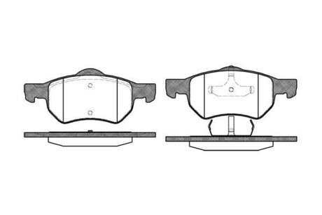 Колодки гальмівні WOKING P9823.00