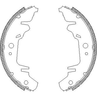 Колодки тормозные WOKING Z4020.00