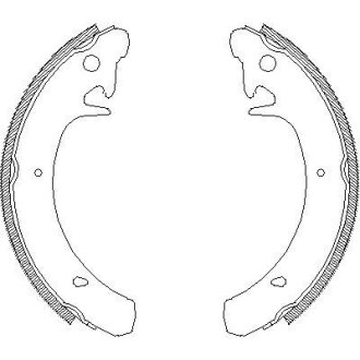 Гальмівні колодки зад. Kalina/Priora/Samara/Slavuta (76-18) WOKING Z4129.00
