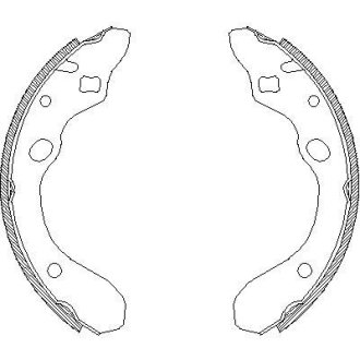 Колодки тормозные WOKING Z4147.00