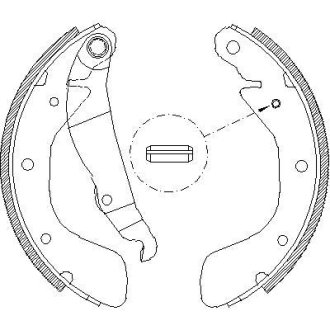 Тормозные колодки зад. Astra/Combo/Corsa/Lanos (82-12) WOKING Z4398.00