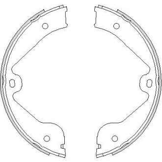 Колодки гальмівні. задн. (Remsa) Audi Q7 3.0 06-15,Audi Q7 3.6 06-15,Audi Q7 4.2 06-15 WOKING Z4735.00