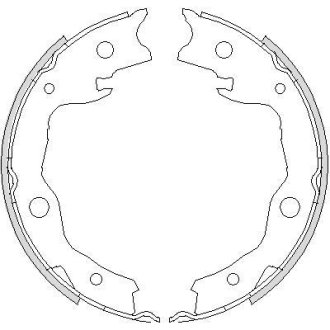 Колодки гальмівні. задн. (Remsa) Nissan Juke 10>, Qashqai 07>, X-Trail 08> WOKING Z4752.00