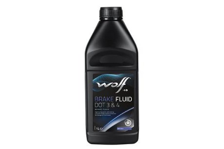 BRAKE FLUID DOT 3&4 1Lx12 Wolf 8307805