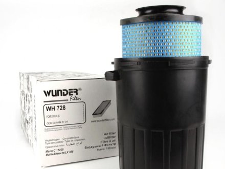 Фильтр воздушный MB 207-410D (с корпусом) WUNDER FILTER WH 728