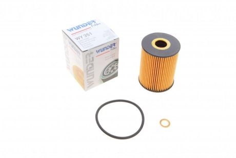 Фильтр масляный Chevrolet Captiva/Cruze/Epica/Lacetti/Nubira/Opel Antara 2.0D 05- WUNDER FILTER WY 351