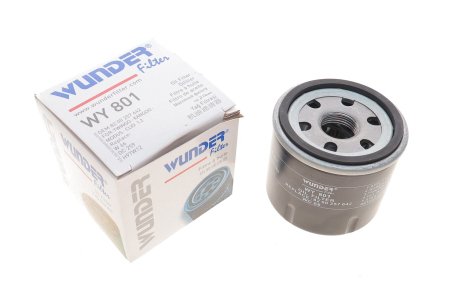 Фильтр масляный Renault Kangoo 1.2 97-09 (бензин) WUNDER FILTER WY 801