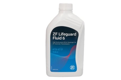 Масло трансмиссионное для АКПП LifeguardFluid 6 1L ZF S671090255