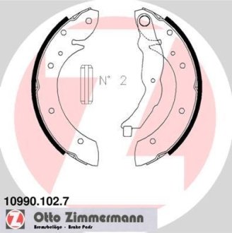 Гальмівні колодки барабанні ZIMMERMANN 10990.102.7