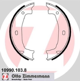 Тормозные колодки барабанные ZIMMERMANN 109901038