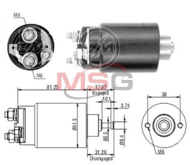 Втягуюче реле ZM ZM1761