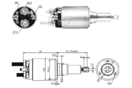 Втягивающее реле ZM ZM3639