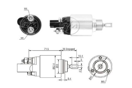 Втягивающее реле ZM ZM381