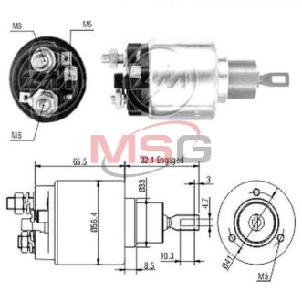 Втягивающее реле ZM ZM674